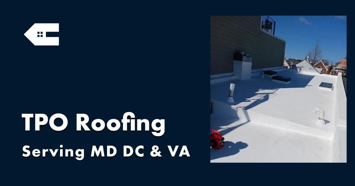 TPO roofing installed instead of EPDM
